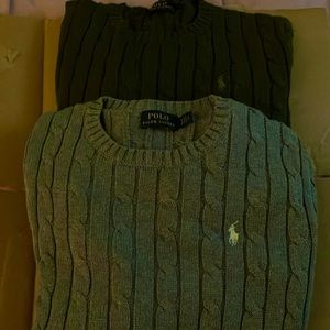 Polo Ralph Lauren cable knit sweaters